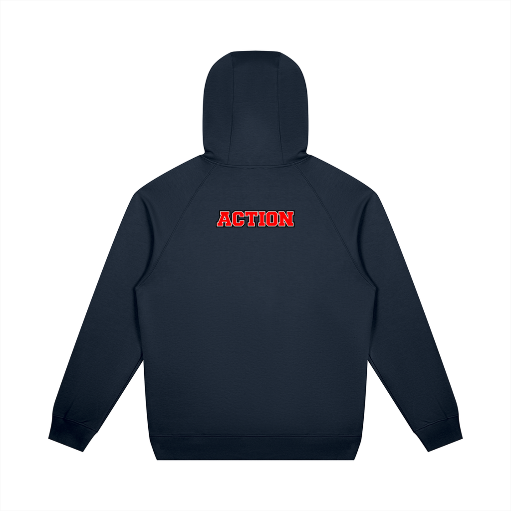 Unisex Oversized Raglan Pullover Hoodie